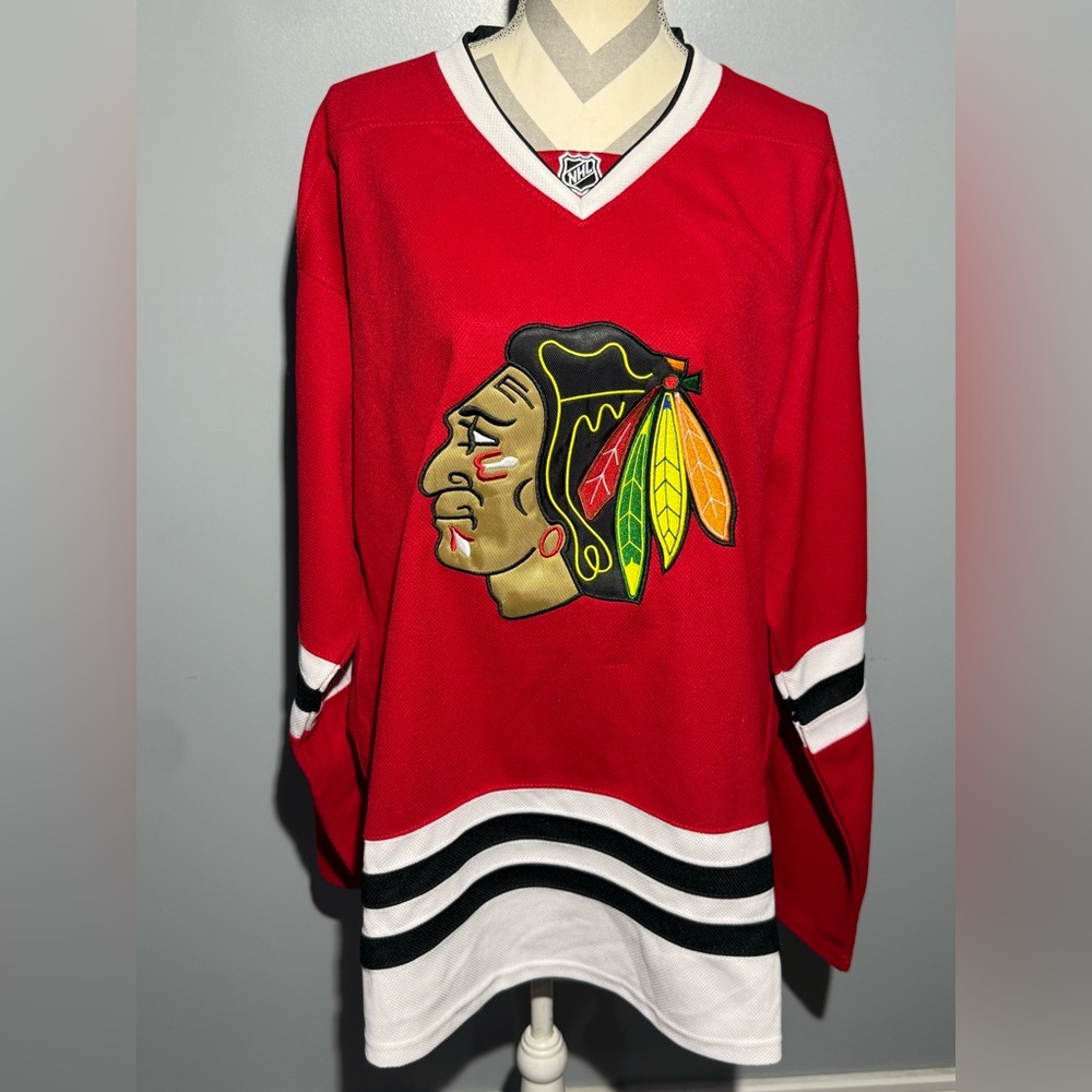NHL Chicago Blackhawks Mens #88 Patrick Kane Red Jersey Size 52